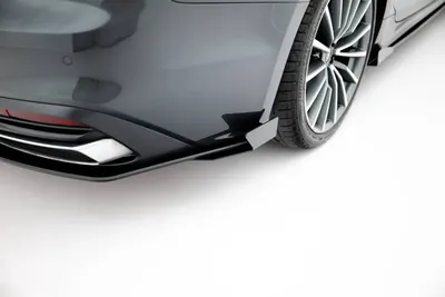 Maxton Design Heck-Seitenflaps für Audi A5 F5 Facelift – Schwarz matt