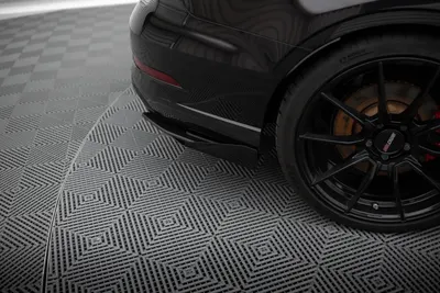Maxton Design Heck-Seitenflaps für Audi RS3 Limousine 8V Facelift – Schwarz matt