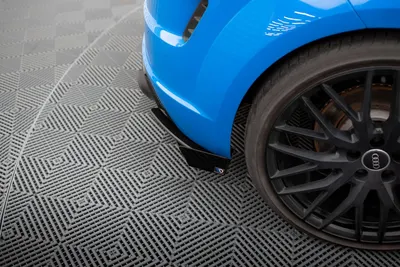 Maxton Design Heck-Seitenflaps für Audi TT S 8S Facelift – Schwarz matt