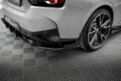 Maxton Design Heck-Seitenflaps für BMW 2er Coupé M240i G42 – Schwarz matt
