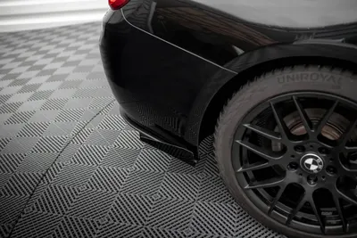 Maxton Design Heck-Seitenflaps für BMW 4er Gran Coupé F36 – Schwarz matt