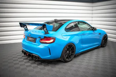 Maxton Design Heck-Seitenflaps für BMW M2 F87 – Schwarz matt