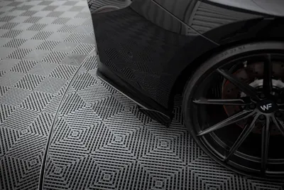 Maxton Design Heck-Seitenflaps für BMW M2 G87 – Schwarz glänzend/matt