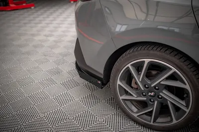 Maxton Design Heck-Seitenflaps für Hyundai i30 Fastback N-Line Mk3 Facelift – Schwarz matt