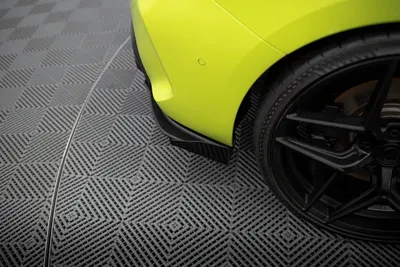 Maxton Design Heck-Seitenflaps V.1 für BMW 1er M-Paket / M135i / 128ti F40 – Schwarz matt