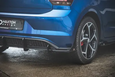 Maxton Design Heck-Seitenflaps für VW Polo GTI Mk6 – Schwarz matt