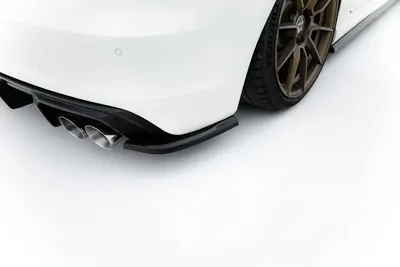 Maxton Design Heck-Seitensplitter für Audi A3 S line / S3 Sportback 8V – Schwarz glänzend