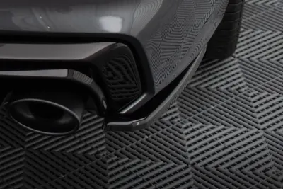 Maxton Design Heck-Seitensplitter für Audi A7 S line C8 / S7 C8 / C8 Facelift / S7 Facelift – Schwarz glänzend
