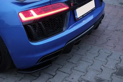 Maxton Design Heck-Seitensplitter für Audi R8 Mk2 – Schwarz glänzend