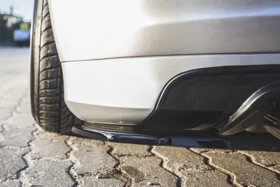 Maxton Design Heck-Seitensplitter für Audi S3 8P / S3 8P Facelift – Schwarz glänzend