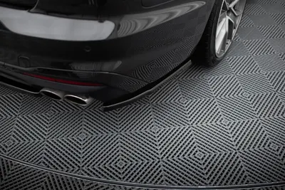 Maxton Design Heck-Seitensplitter für Audi S4 B9 Facelift – Schwarz glänzend