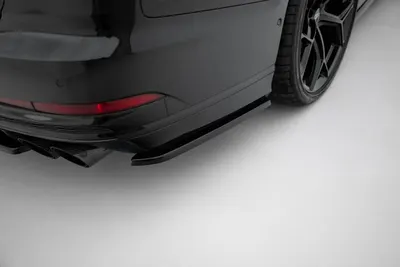 Maxton Design Heck-Seitensplitter für Audi S8 D5 – Schwarz glänzend