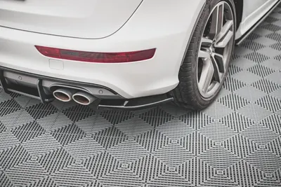 Maxton Design Heck-Seitensplitter für Audi SQ5 Mk1 (8R) – Schwarz glänzend