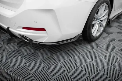 Maxton Design Heck-Seitensplitter für BMW 3er Limousine / Touring G20 / G21 Facelift – Schwarz glänzend