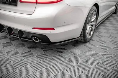 Maxton Design Heck-Seitensplitter für BMW 5er G30 / G31 – Schwarz glänzend