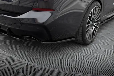 Maxton Design Heck-Seitensplitter für BMW 6er GT G32 M-Paket – Schwarz glänzend
