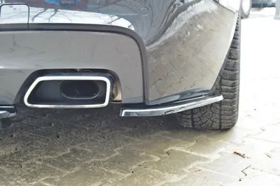 Maxton Design Heck-Seitensplitter für BMW 6er Gran Coupé M-Paket – Schwarz glänzend