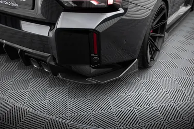 Maxton Design Heck-Seitensplitter für BMW M2 G87 – Sichtcarbon (Prepreg)