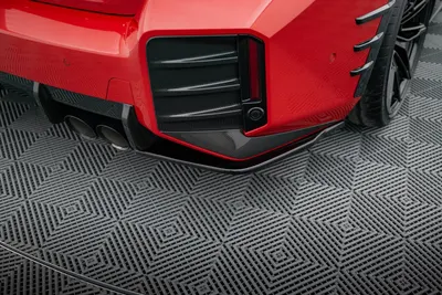 Maxton Design Heck-Seitensplitter für BMW M2 M-Performance G87 – Schwarz glänzend