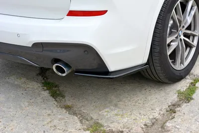Maxton Design Heck-Seitensplitter für BMW X3 G01 M-Paket – Schwarz glänzend