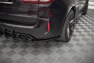 Maxton Design Heck-Seitensplitter für BMW X5 M F85 – Schwarz glänzend