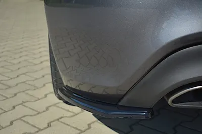 Maxton Design Heck-Seitensplitter für Hyundai Genesis Coupé Mk1 – Schwarz glänzend