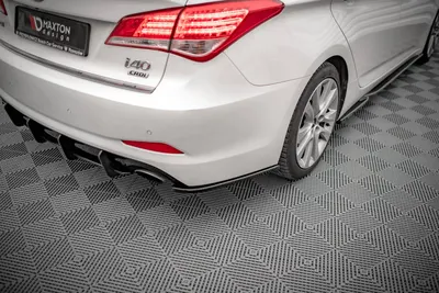 Maxton Design Heck-Seitensplitter für Hyundai i40 Mk1 – Schwarz glänzend
