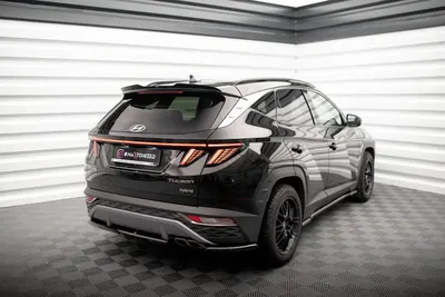 Maxton Design Heck-Seitensplitter für Hyundai Tucson Mk4 – Schwarz glänzend