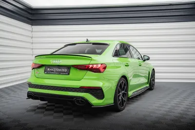 Maxton Design Heck-Seitensplitter V.1 für Audi RS3 Limousine 8Y – Sichtcarbon (Prepreg)