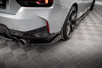 Maxton Design Heck-Seitensplitter V.1 für BMW 2er Coupé M240i G42 – Schwarz glänzend