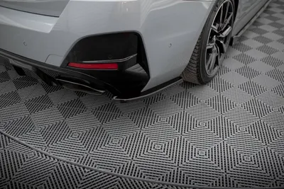 Maxton Design Heck-Seitensplitter V.1 für BMW M440i Gran Coupé G26 – Schwarz glänzend