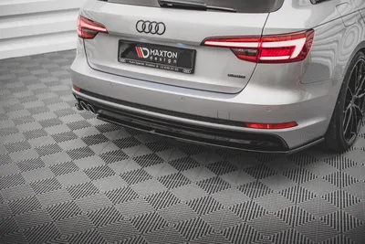 Maxton Design Heck-Seitensplitter V.2 für Audi A4 S line B9 – Schwarz glänzend