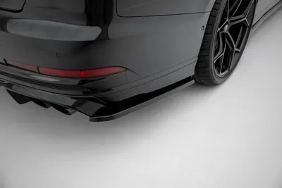 Maxton Design Heck-Seitensplitter V.2 für Audi S8 D5 – Schwarz glänzend