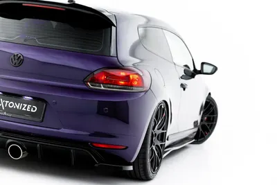 Maxton Design Heck-Seitensplitter V.2 für VW Scirocco Mk3 – Schwarz glänzend