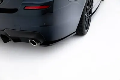 Maxton Design Heck-Seitensplitter V.3 für BMW 5er M-Paket F10 / F11 – Schwarz glänzend