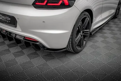 Maxton Design Heck-Seitensplitter V.3 für VW Scirocco R Mk3 – Schwarz glänzend