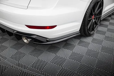 Maxton Design Heck-Seitensplitter für VW Jetta GLI Mk7 – Schwarz glänzend