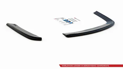Maxton Design Heck-Seitensplitter für VW Jetta Mk6 Limousine – Schwarz glänzend