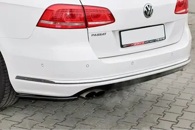 Maxton Design Heck-Seitensplitter für VW Passat R-Line B7 Variant – Schwarz glänzend