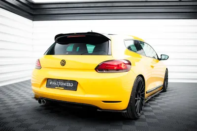 Maxton Design Heck-Seitensplitter für VW Scirocco Mk3 – Schwarz glänzend