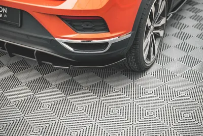 Maxton Design Heck-Seitensplitter für VW T-Roc Mk1 – Schwarz glänzend
