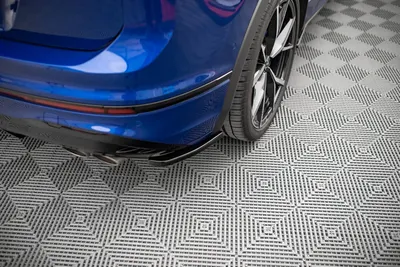Maxton Design Heck-Seitensplitter für VW Tiguan R Mk2 Facelift – Schwarz glänzend