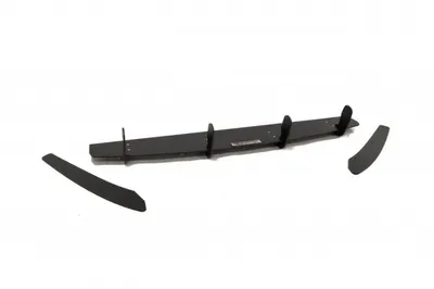 Maxton Design Heckdiffusor für Audi A6 S line Limousine / Avant C7 (Auspuffendrohr 2X1) – Schwarz matt