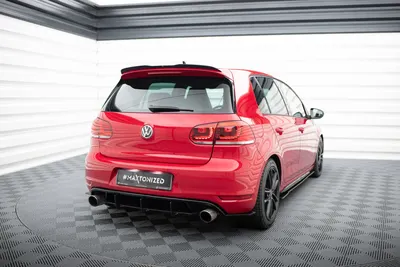 Maxton Design Heckdiffusor für VW Golf 6 GTI / 35th – Schwarz matt