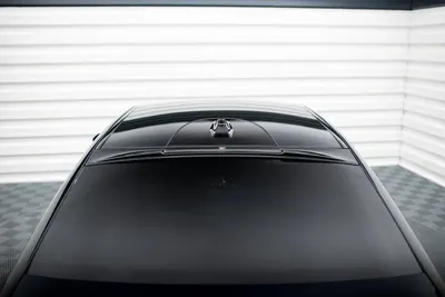 Maxton Design Heckscheiben-Spoiler für BMW 5er / i5 M-Paket Limousine G60 – Schwarz glänzend