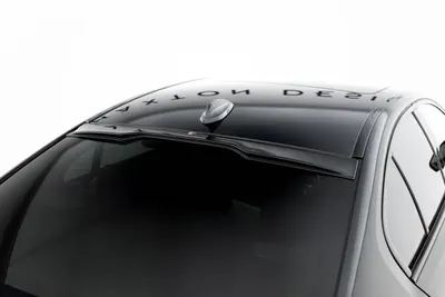 Maxton Design Heckscheiben-Spoiler für BMW M550i / 5 M-Paket Limousine G30 – Schwarz glänzend