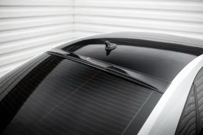 Maxton Design Heckscheiben-Spoiler für VW Passat GT B8 Facelift USA – Schwarz glänzend