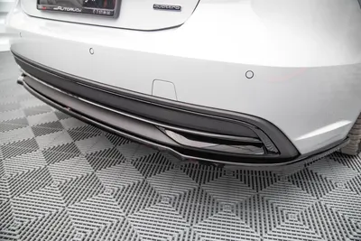 Maxton Design Hecksplitter für Audi A7 C8 – Schwarz glänzend