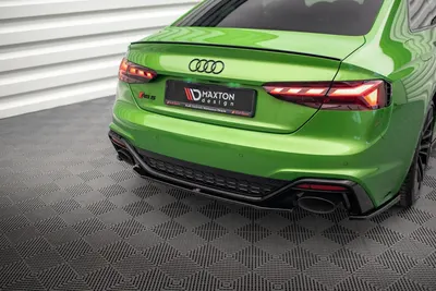 Maxton Design Hecksplitter für Audi RS5 F5 Facelift – Schwarz glänzend
