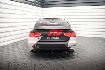 Maxton Design Hecksplitter für Audi S8 D4 – Schwarz glänzend